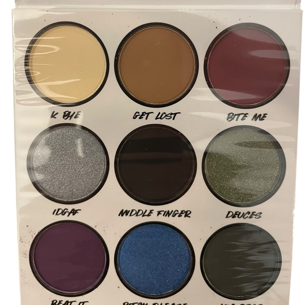 SEALED‎ BH Cosmetics 9 Color Eye Shadow Palette Bold Dark Tones Vegan Shimmer